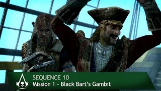 Assassins Creed 4 Black Flag 100 Sync Black Barts Gambit Sequence 10  Mission 1 [upl. by Nylodam]