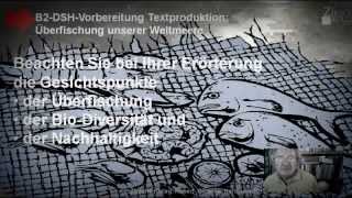 Lektion B2DSHVorbereitung Textproduktion Erörterung Überfischung der Weltmeere [upl. by Kathy]