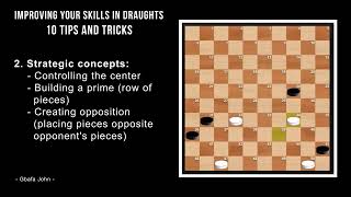 Improving Your Skills in Draughts  10 Tips and Tricks [upl. by Maupin]