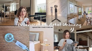 Luisaviaroma amp Arket Unboxing  Work Update  Drugstore Haul  Spend a week with me [upl. by Kannav]