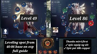 MIR4 LEVEL 4086 SPOT LEVELING  FIRST EPIC EQUIP SA ALT [upl. by Notsgnik]