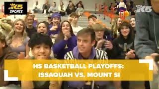 HS Basketball Playoffs Issaquah vs Mount Si [upl. by Enaamuj]