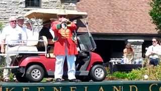 Keeneland Race Track Bugler at Concours dElegance Awards [upl. by Jordon]