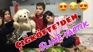 Çiğköfte’den Slime yaptık [upl. by Zindman]