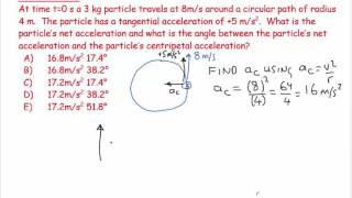 6 Nonuniform Circular Motion 1  numerical [upl. by Cecile]