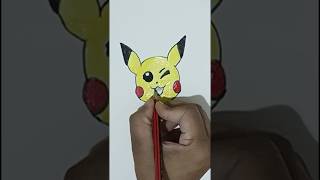 How to draw picacho drawing art youtubeshorts ytshorts ArtistAakshi [upl. by Anyahs]