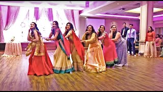 BEST INDIAN WEDDING RECEPTION DANCESKIT PERFORMANCE  Bollywood Wedding By Bride amp Grooms Friends [upl. by Leugimesoj545]