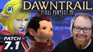 FFXIV Dawntrail Patch 71 Main Story Quest  Part 1 [upl. by Hakvir]