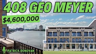 Million Dollar Homes in Savannah  408 Geo Meyer Avenue in Savannahs Exclusive Upper East River [upl. by Neelrahs731]