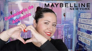 ✈️ MAYBELLINE ✈️ Calendario de Adviento [upl. by Juditha]