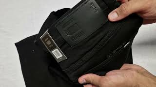 G Star 3301 Slim Jeans Pitch Black Unboxing and Review  Detailed Look [upl. by Leirud619]