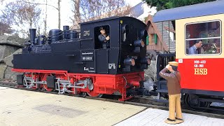 Neuzugang auf meiner Hof Gartenbahn – die Harz Mallet [upl. by Onailerua10]