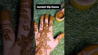 Instant dip hennainstantdiphenna instantmehndi hennatricknewtricktapetrickfingertapetrick [upl. by Gaige]