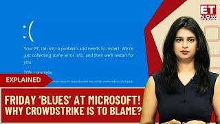 Microsoft Outage Explained What Is CrowdStrike And Blue Screen Of Death  How to Fix It [upl. by Ailam]