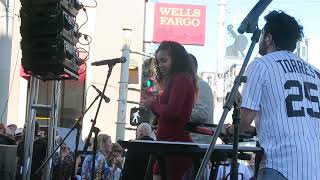 Gina DSoto sings w Juan Diego Villalobos latin band at Fillmore Jazz festival 2023 [upl. by Burrus565]