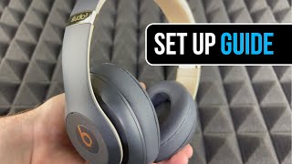 Beats Studio3 Set Up Manual Guide [upl. by Abernon]