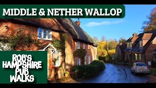 79 Robs Hampshire Pub Walks  Middle amp Nether Wallop Walk [upl. by Rianna]