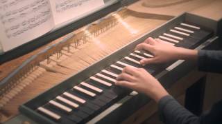 JSBach Invention 2 in C Minor BWV773  Clavichord [upl. by Odrarebe]