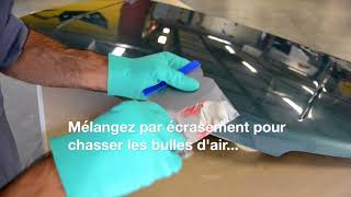 Apprendre les bases en carrosserie  Réaliser la finition au Mastic [upl. by Yrailih]