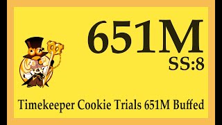 CROB Timekeeper Cookie Trials 651M Buffed  Jinx lol  Cookie Run OvenBreak [upl. by Arundell701]