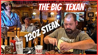 The Big Texan 72 oz Steak Challenge Amarillo Texas [upl. by Latsyk]