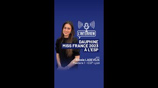 4e Dauphine Miss France 2023 et étudiante en com à lESP Alissia Ladevèze raconte son parcours 🎥 [upl. by Etnod105]