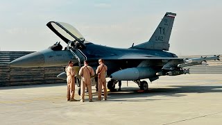 HD Awesome F16 start up and take off footage [upl. by Funk823]