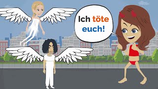 Deutsch lernen  Mia KÄMPFT gegen HIMMEL [upl. by Ahsinelg]