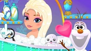 ᴴᴰ Baby Elsa Frozen Shower  Disney Baby Games [upl. by Stevens]