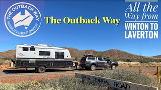 Travel the Outback Way from east to west Winton QLD to Laverton WA July 2022 [upl. by Crabb775]