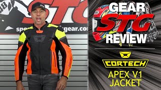 Cortech Apex V1 Jacket Review  Sportbike Track Gear [upl. by Eeneg653]