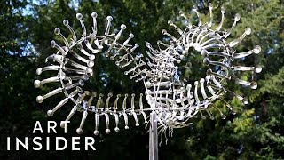 How These Metal Sculptures Move With The Wind [upl. by Zolly776]