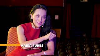 EP7 HABLEMOOS D MARIA FUNES ACTRIZ TEATRAL [upl. by Ahsetra247]