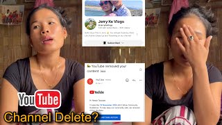 What Happened to JerryKeVlogs  YouTube Channel Deleted 😳 Or Strike [upl. by Adnahcir]