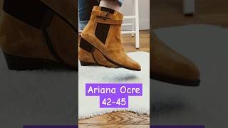 Bottines femme grande taille Shoesissime  Ariana Ocre [upl. by Ojytteb630]