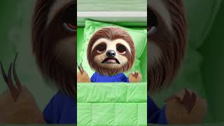 HOOMAN WAKE UP—YOURE IN A MAGGOT PARTY 😬 SLOTH REACTS funnyanimals sloth prank [upl. by Derdlim]