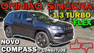 Novo Jeep Compass 2022 Longitude 80 anos 13 turbo flex  Detalhes consumo preço vale a pena [upl. by Hedberg462]