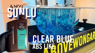 How to slice your 3d files and add supports featuring SUNLU ABS like Clear Blue Resin [upl. by Whittemore911]