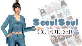 Seoul Soul CC Folder 2024  Sims 4 Cas [upl. by Wileen]