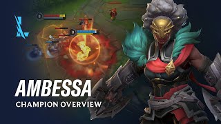 Ambessa Champion Overview  Gameplay  League of Legends Wild Rift [upl. by Yekcor]