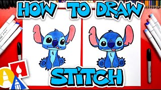 How To Draw Stitch From Lilo And Stitch [upl. by Pierre]