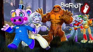 Helpi and Lunar VS Bigfoot with Roxanne Wolf and Glamrock Freddy [upl. by Helen]