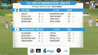 CCC U15B v MAROOCHYDORE U15B RED [upl. by Zales]