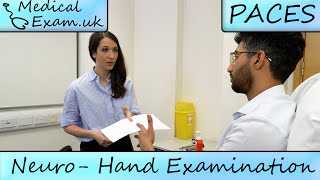 Neurology  Hands Examination Routine  PACES Teaching [upl. by Zak]