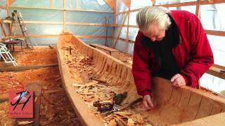 7Hollowing Out the Canoe  NW Coast Indian Canoe Project [upl. by Luy730]