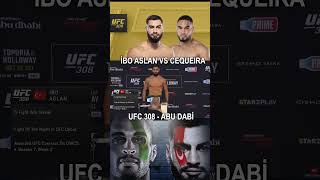 İbo Aslan vs Cerqueira UFC Maçı TARTISI  ABU DABİ [upl. by Ettezzil895]