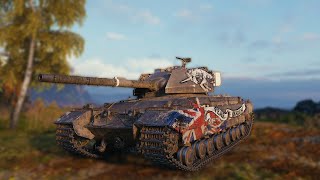 Caernarvon AX Best Position  World of Tanks [upl. by Panthea]