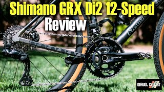 Shimano GRX Di2 2x 12Speed Review Benchmark Shifting [upl. by Drawets]