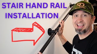 Wall Mounted Handrail Install for Beginners [upl. by Norton684]