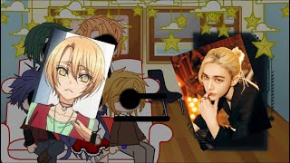 Love Stage React to izumi as hyunjin from stray kids  Gacha club [upl. by Refanej]